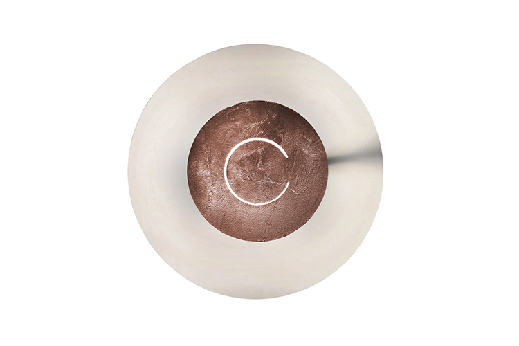 DoppioZero 30 - Champagne with Copper Leaf Disc