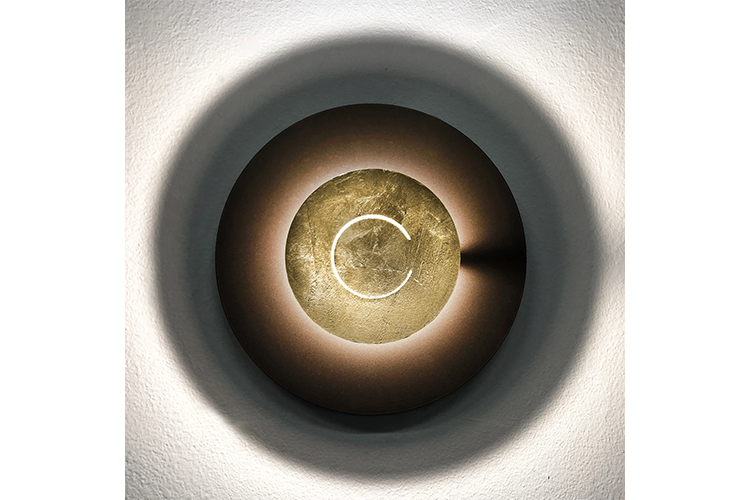 DoppioZero 30 - Embossed brown with Gold Leaf Disc