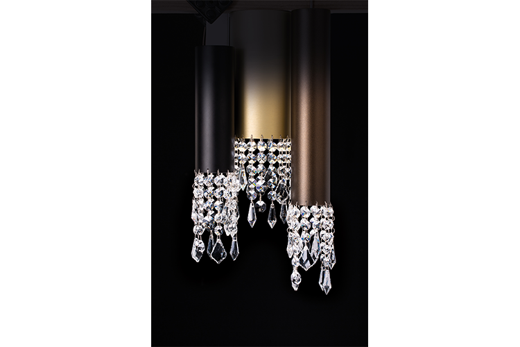 Eclisse Tube Suspension - Bronze