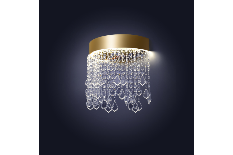 Eclisse Wall Lamp - Brushed Gold