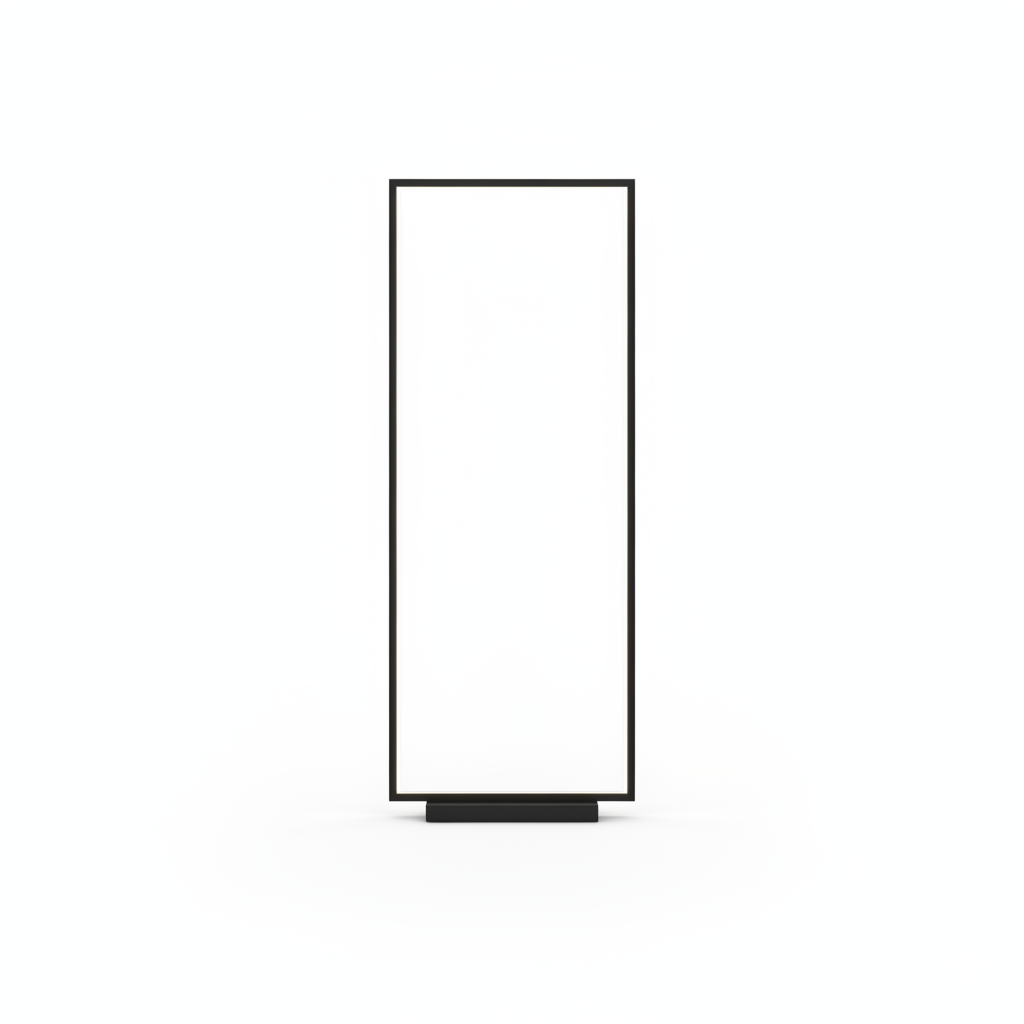 Titan Frame Floor Lamp 58W - Black